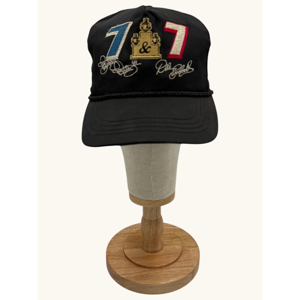 Vintage AmeriCap Richard Petty Dale Earnhardt 7 Time Winston Cup Champions Hat
